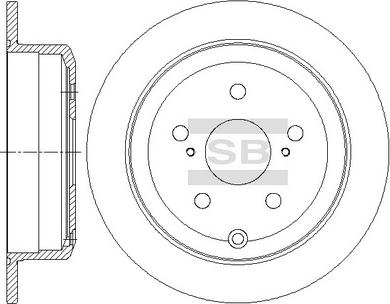 Hi-Q SD4628 - Disque de frein cwaw.fr