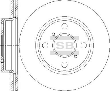 Hi-Q SD4676 - Disque de frein cwaw.fr