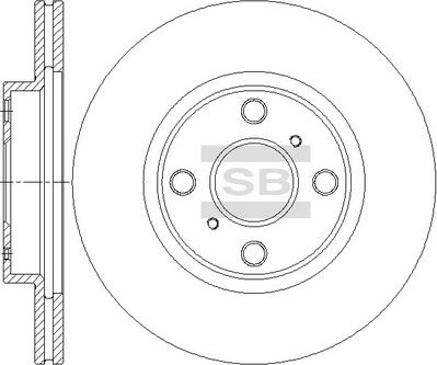 Hi-Q SD4678 - Disque de frein cwaw.fr