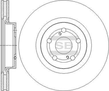 Hi-Q SD4045 - Disque de frein cwaw.fr