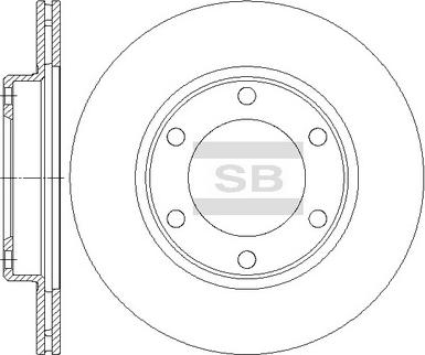 Hi-Q SD4043 - Disque de frein cwaw.fr