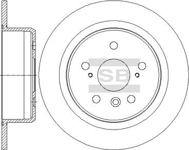 Hi-Q SD4052 - Disque de frein cwaw.fr