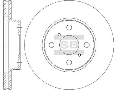 Hi-Q SD4061 - Disque de frein cwaw.fr