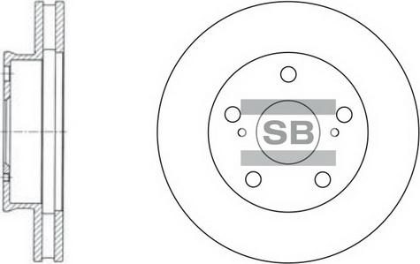 Hi-Q SD4007 - Disque de frein cwaw.fr