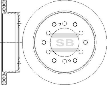 Hi-Q SD4039 - Disque de frein cwaw.fr