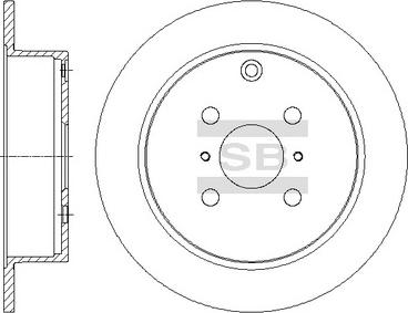 Hi-Q SD4073 - Disque de frein cwaw.fr