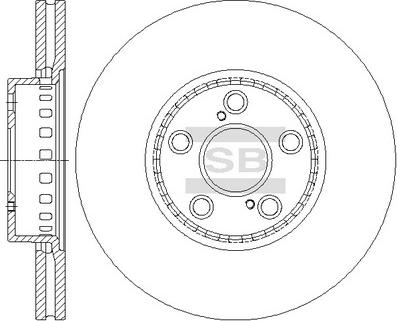 Hi-Q SD4072 - Disque de frein cwaw.fr