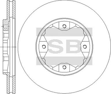 Hi-Q SD4108 - Disque de frein cwaw.fr