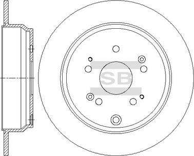 Hi-Q SD4119 - Disque de frein cwaw.fr