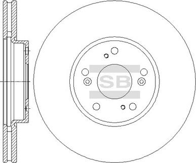 Hi-Q SD4121 - Disque de frein cwaw.fr