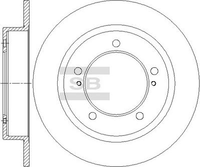 Hi-Q SD4813 - Disque de frein cwaw.fr