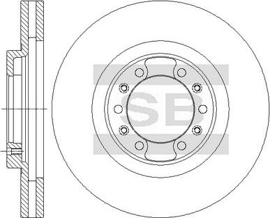 Hi-Q SD4368 - Disque de frein cwaw.fr