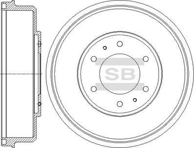 Hi-Q SD4334 - Disque de frein cwaw.fr