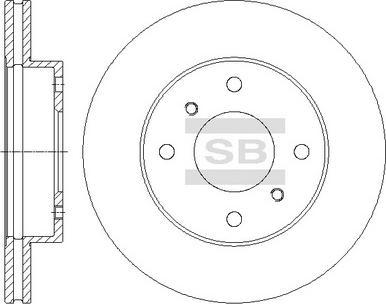 Hi-Q SD4225 - Disque de frein cwaw.fr