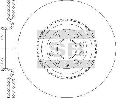 Hi-Q SD5451 - Disque de frein cwaw.fr