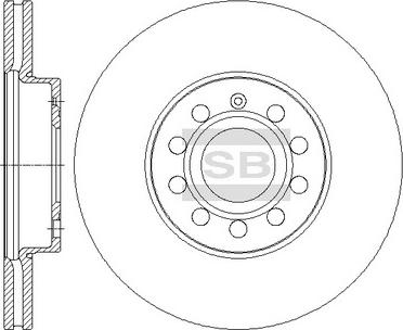 Hi-Q SD5405 - Disque de frein cwaw.fr