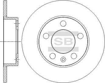 Hi-Q SD5402 - Disque de frein cwaw.fr