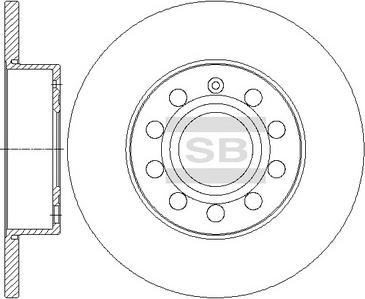 Hi-Q SD5407 - Disque de frein cwaw.fr