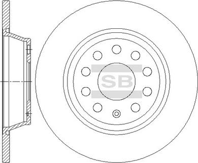 Hi-Q SD5414 - Disque de frein cwaw.fr