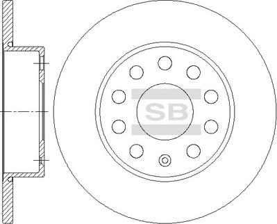 Hi-Q SD5412 - Disque de frein cwaw.fr