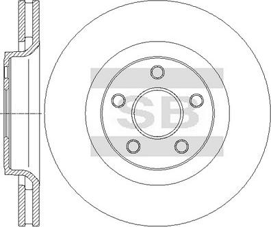 Hi-Q SD5549 - Disque de frein cwaw.fr