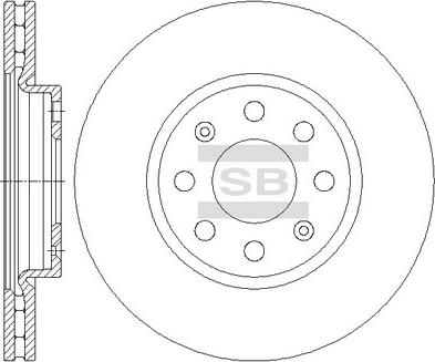 Hi-Q SD5505 - Disque de frein cwaw.fr