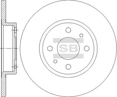 Hi-Q SD5508 - Disque de frein cwaw.fr