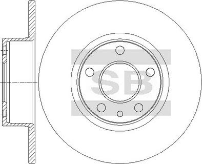 Hi-Q SD5539 - Disque de frein cwaw.fr