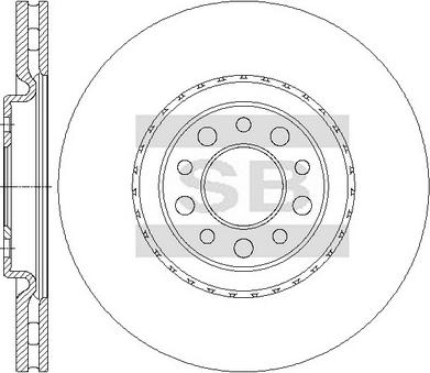 Hi-Q SD5535 - Disque de frein cwaw.fr