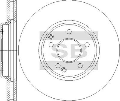 Hi-Q SD5537 - Disque de frein cwaw.fr