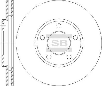 Hi-Q SD5524 - Disque de frein cwaw.fr