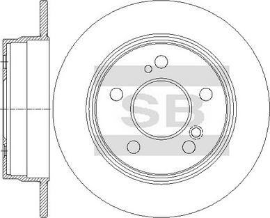 Hi-Q SD5606 - Disque de frein cwaw.fr