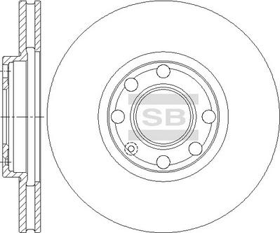 Hi-Q SD5107 - Disque de frein cwaw.fr