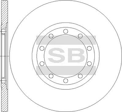 Hi-Q SD5345 - Disque de frein cwaw.fr