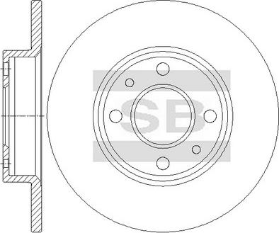 Hi-Q SD5341 - Disque de frein cwaw.fr