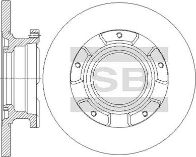 Hi-Q SD5354 - Disque de frein cwaw.fr