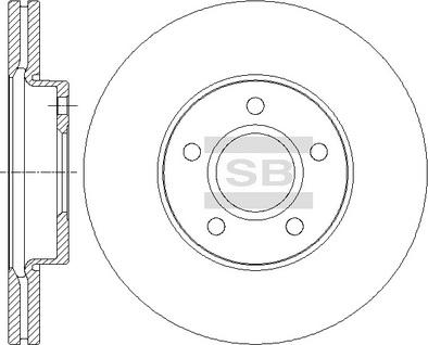 Hi-Q SD5302 - Disque de frein cwaw.fr