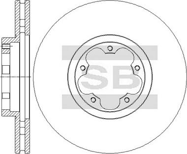 Hi-Q SD5311 - Disque de frein cwaw.fr