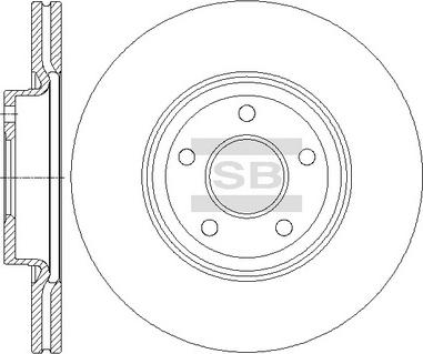 Hi-Q SD5313 - Disque de frein cwaw.fr