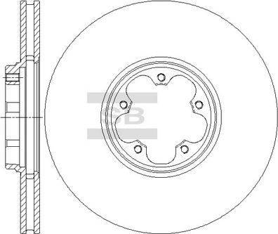 Hi-Q SD5331 - Disque de frein cwaw.fr