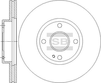 Hi-Q SD5333 - Disque de frein cwaw.fr