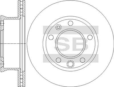 Hi-Q SD5715 - Disque de frein cwaw.fr