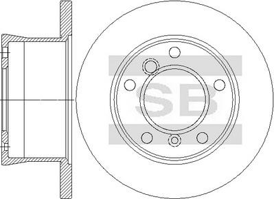 Hi-Q SD5712 - Disque de frein cwaw.fr