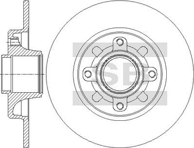 Hi-Q SD6009 - Disque de frein cwaw.fr