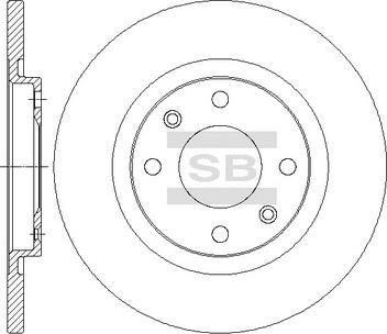 Hi-Q SD6004 - Disque de frein cwaw.fr