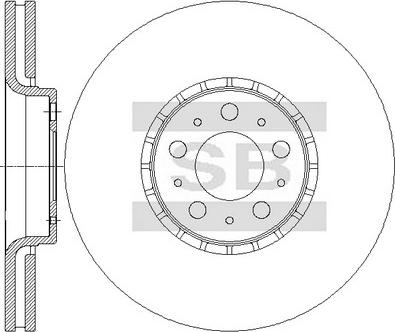 Hi-Q SD6109 - Disque de frein cwaw.fr