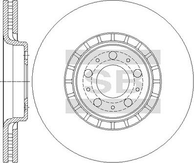 Hi-Q SD6106 - Disque de frein cwaw.fr