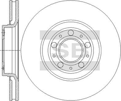 Hi-Q SD6101 - Disque de frein cwaw.fr