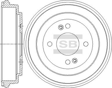 Hi-Q SD1094 - Tambour de frein cwaw.fr