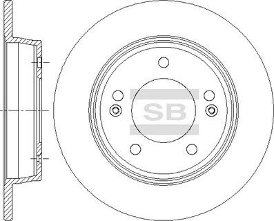 Hi-Q SD1085 - Disque de frein cwaw.fr